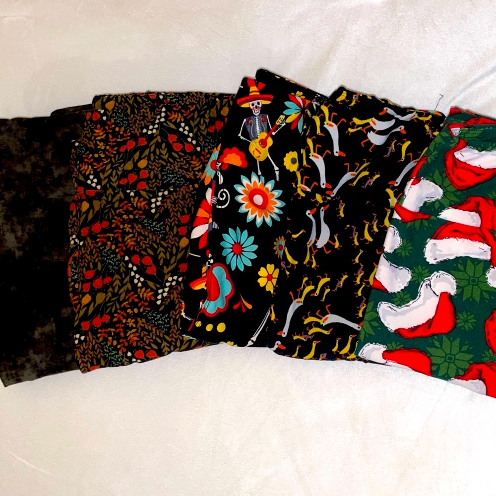 Lularoe: 5 pair TC legging bundle